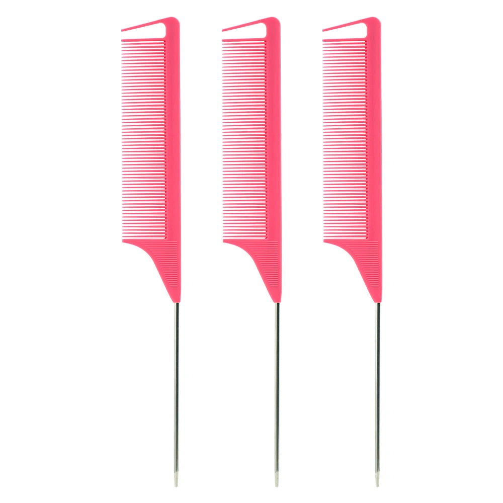 Pro Fine Tooth Rat Tail Comb/Set