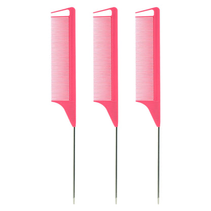 Pro Fine Tooth Rat Tail Comb/Set