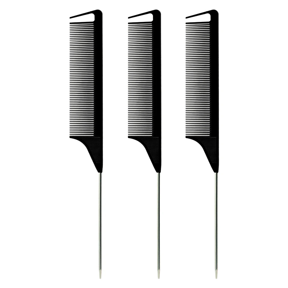 Pro Fine Tooth Rat Tail Comb/Set