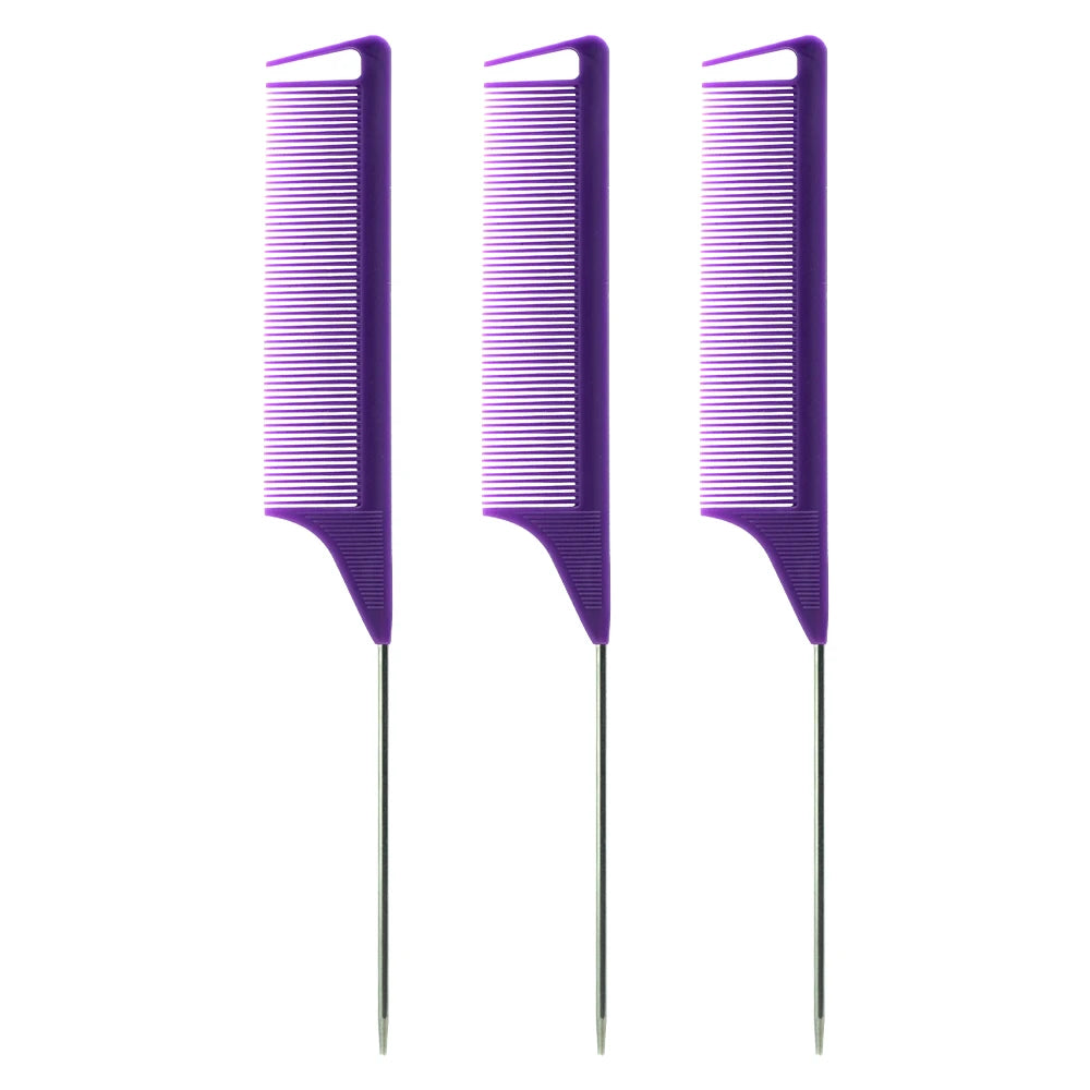 Pro Fine Tooth Rat Tail Comb/Set