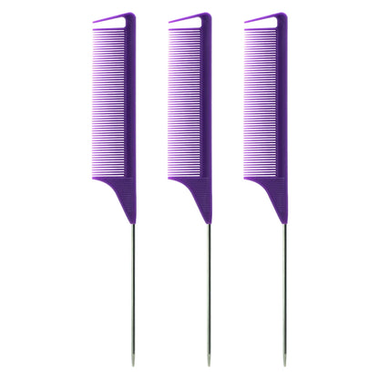 Pro Fine Tooth Rat Tail Comb/Set