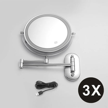 8 Inch Double-Sided LED Makeup Mirror