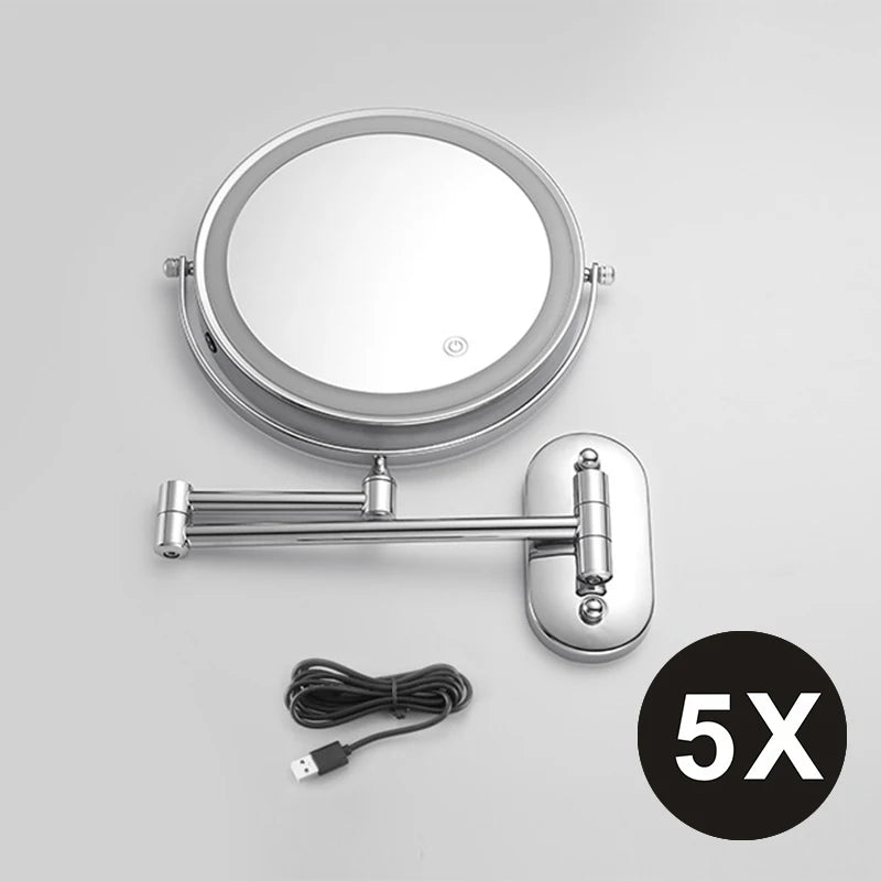 8 Inch Double-Sided LED Makeup Mirror