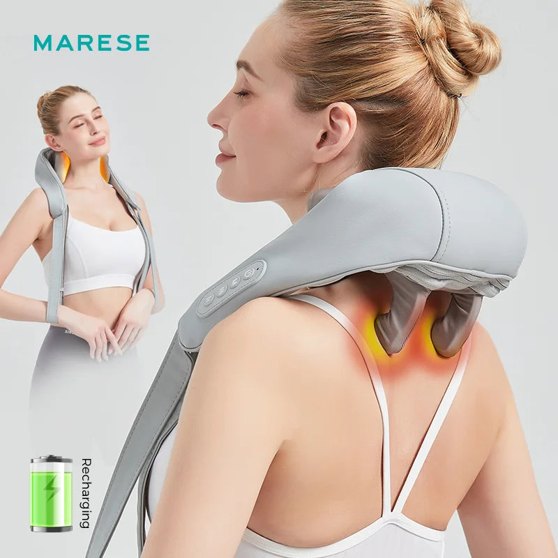 Multifunctional Cervical & Trapezius Muscle Massager – Neck, Shoulder & Hot Compress Therapy