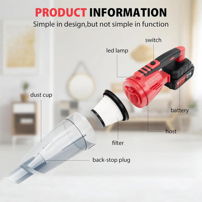 21V Ultra Lightweight Stick Vacuum, 4-in-1 Cordless Vacuum Cleaner, 20 Min Runtime, 600ML Dustbin, Perfect for Quick Cleanups on Hard Floors,Cars & Pet Hair by Haraps.com