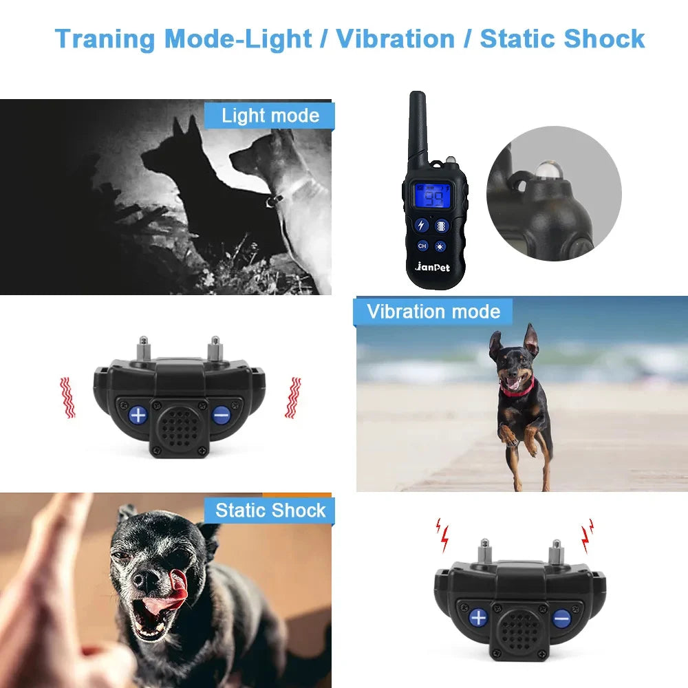 2000m Remote Training Collar with Walkie-Talkie Function