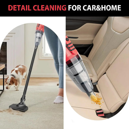 21V Ultra Lightweight Stick Vacuum, 4-in-1 Cordless Vacuum Cleaner, 20 Min Runtime, 600ML Dustbin, Perfect for Quick Cleanups on Hard Floors,Cars & Pet Hair by Haraps.com