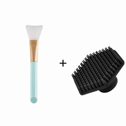Silicone Face Mask Brush & Scrubber Combo Deal by Haraps Care