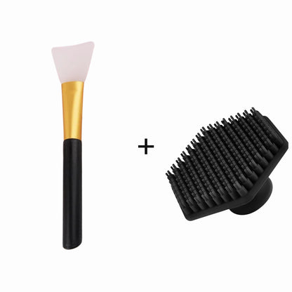 Silicone Face Mask Brush & Scrubber Combo Deal by Haraps Care