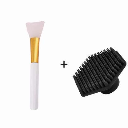 Silicone Face Mask Brush & Scrubber Combo Deal by Haraps Care