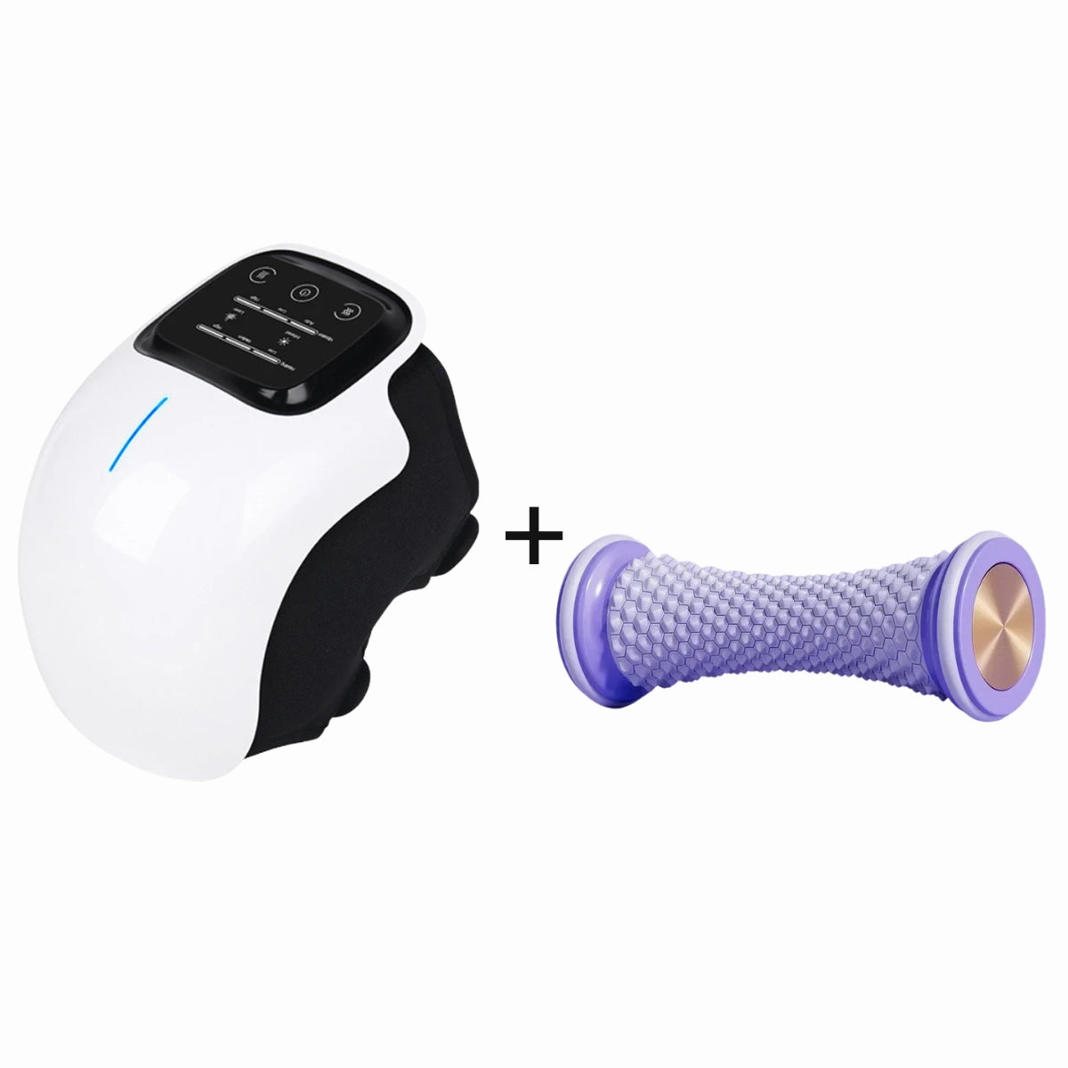 Smart Knee Massager & Foot Massage Roller Recovery Bundle