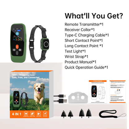 Astko T800 Pro 4-in-1 Wireless Dog Fence System