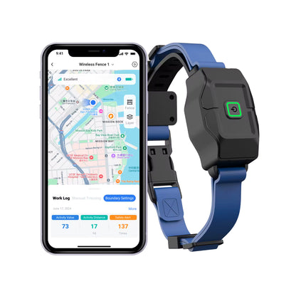 ASTKO F860 GPS Outdoor Wireless Dog Fence (App‑Based Smart Boundary System with Health Monitoring)