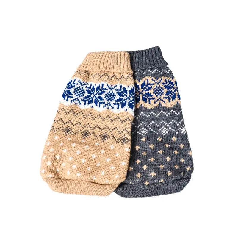Winter Dog Sweater – Knitted Pet Jumper for Small & Medium Dogs