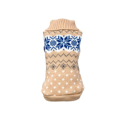 Winter Dog Sweater – Knitted Pet Jumper for Small & Medium Dogs
