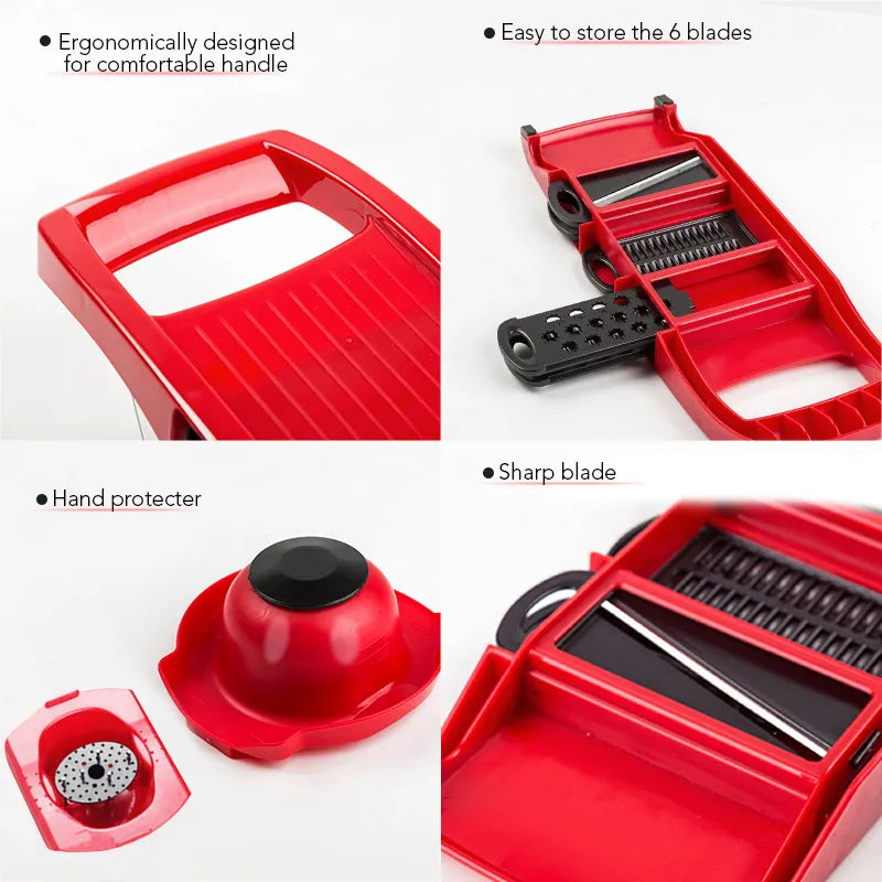 Kitchen Helper Vegetable Cutter and Slicer with Steel Blade