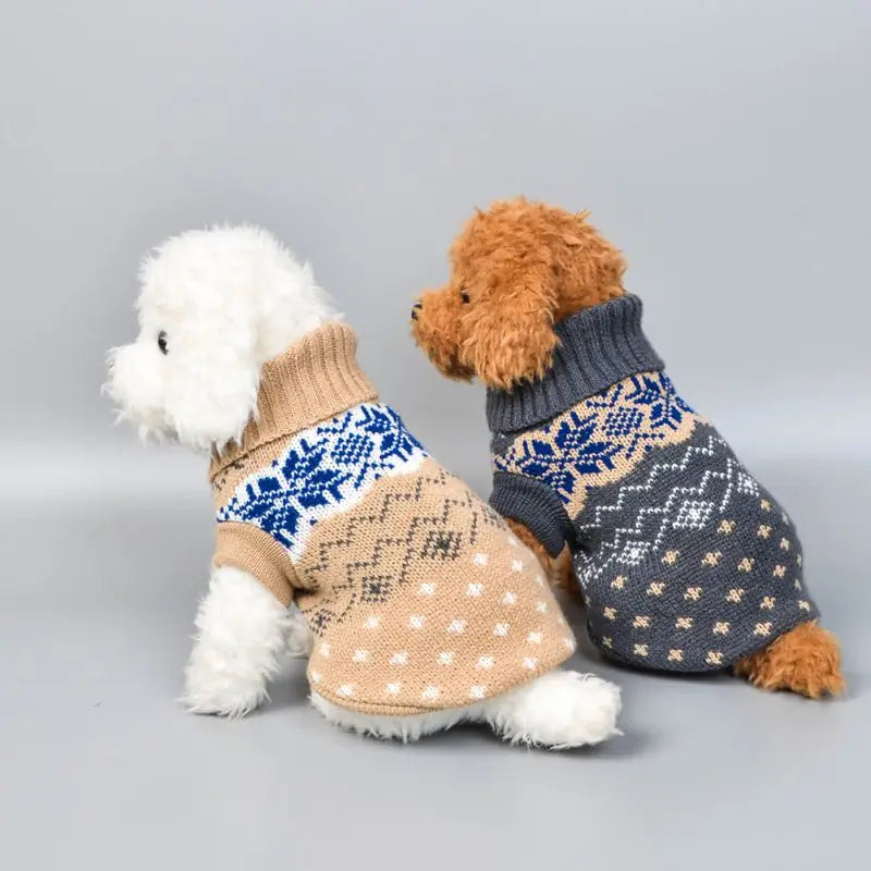 Winter Dog Sweater – Knitted Pet Jumper for Small & Medium Dogs