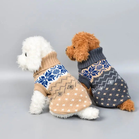 Winter Dog Sweater – Knitted Pet Jumper for Small & Medium Dogs