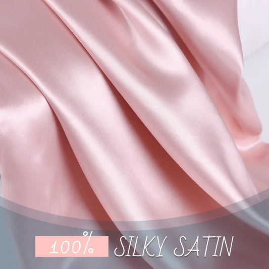 Pure Mulberry Satin Silk Pillowcase