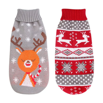 Winter Dog Sweater – Knitted Pet Jumper for Small & Medium Dogs