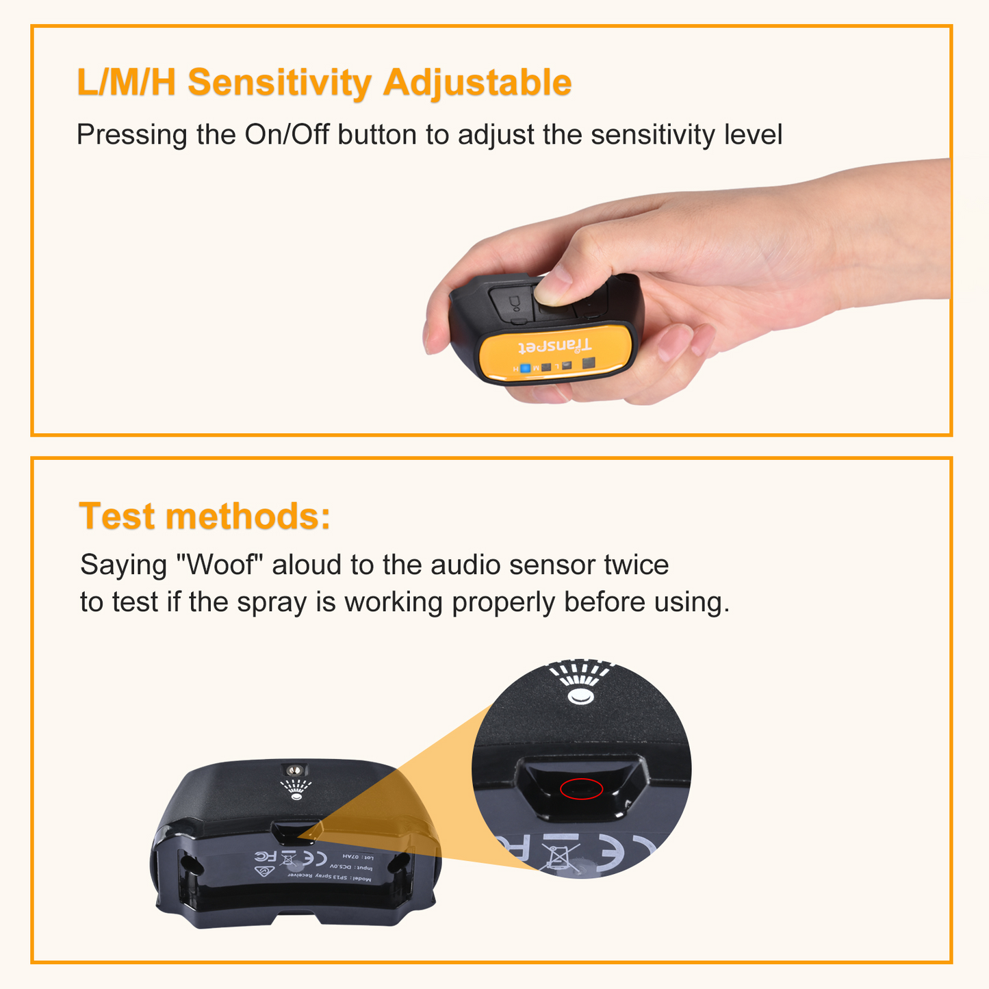 Astko SP13 2-in-1 Remote Spray Dog Training Collar