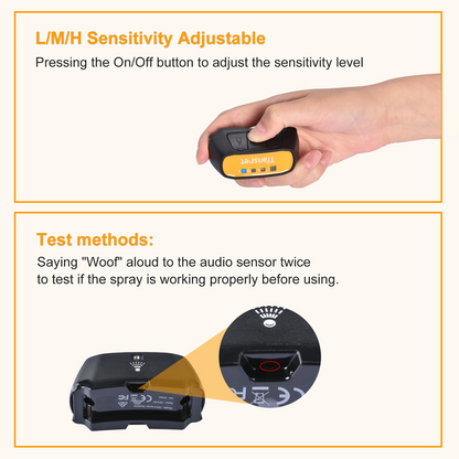 Astko SP13 2-in-1 Remote Spray Dog Training Collar
