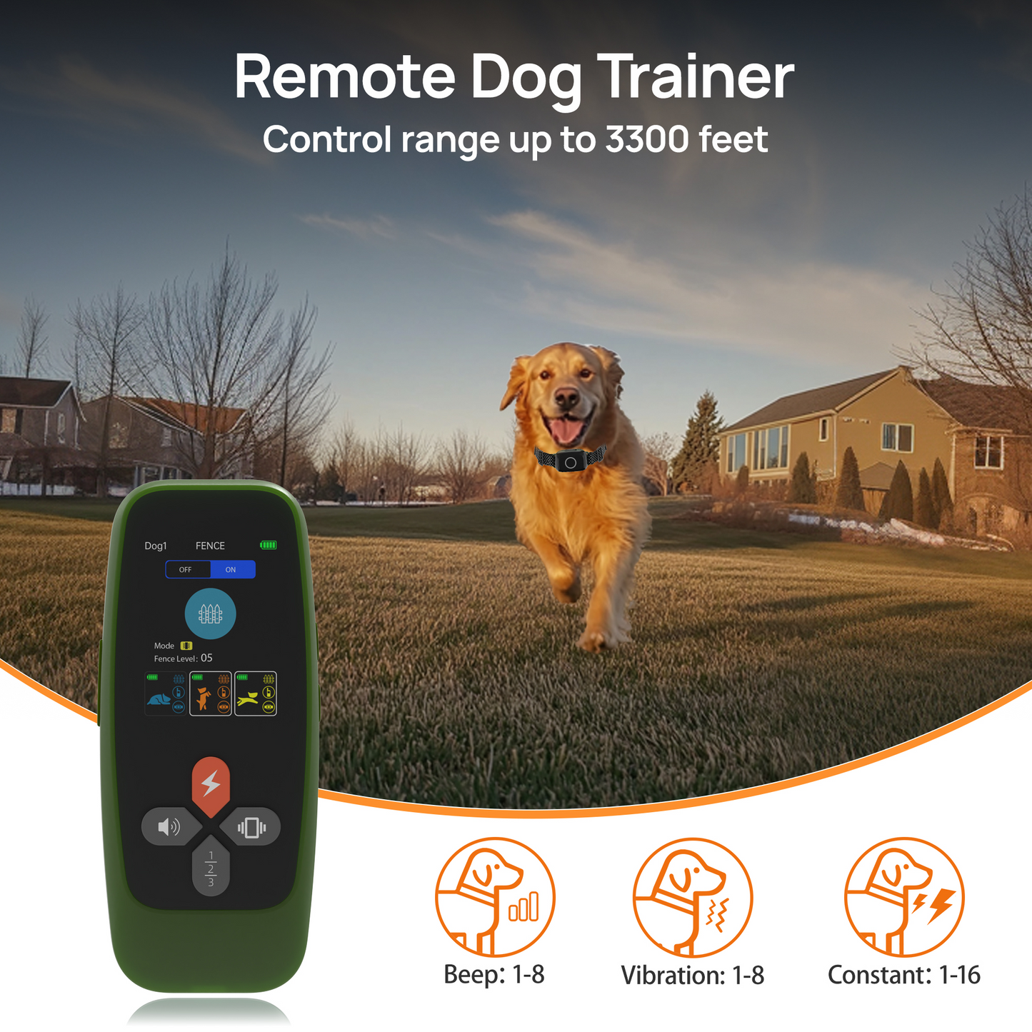 Astko T800 Pro 4-in-1 Wireless Dog Fence System