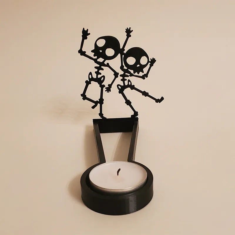 Halloween Funny Candle Holder Desktop Furnishings Ornaments