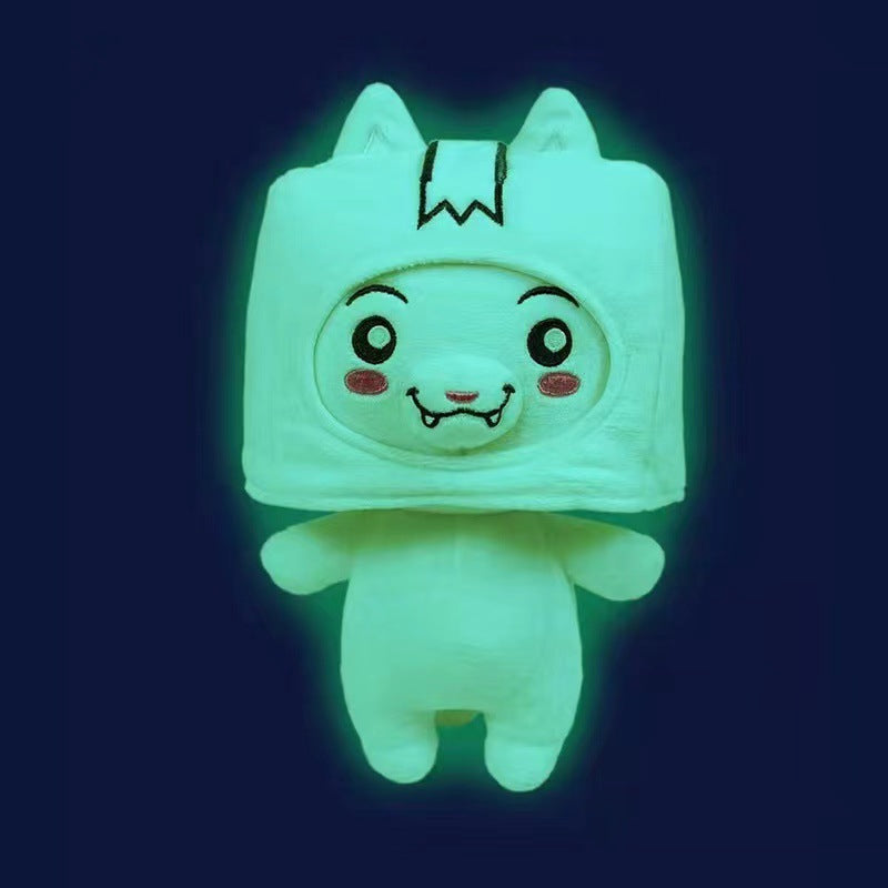 White Cloud Cat Luminous Ghost Doll Plush Toy