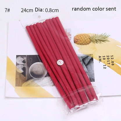 10 Pack Flexible Hair Curling Rods
