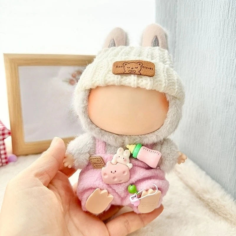 Doll Clothes Outfit Set – For 15cm & 17cm Rabbit Dolls