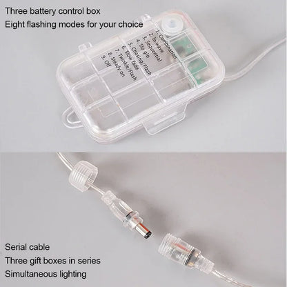 3-Piece LED Christmas Gift Box Lights