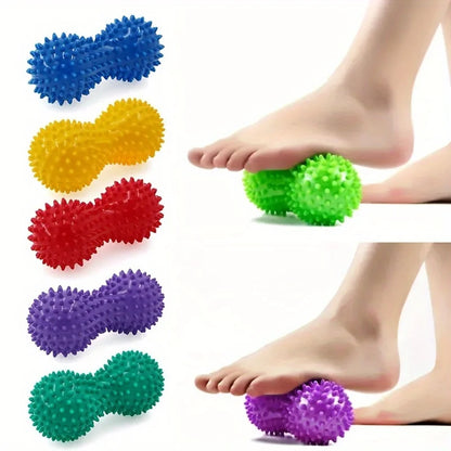 PureGlow Peanut Spiky Massage Ball Deep Tissue Therapy by Haraps.com