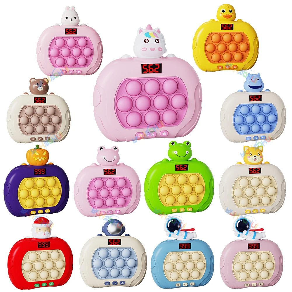 Electronic Pop Push Quick Push Game Console with LED Display