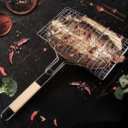 Stainless Steel Non-Stick BBQ Basket