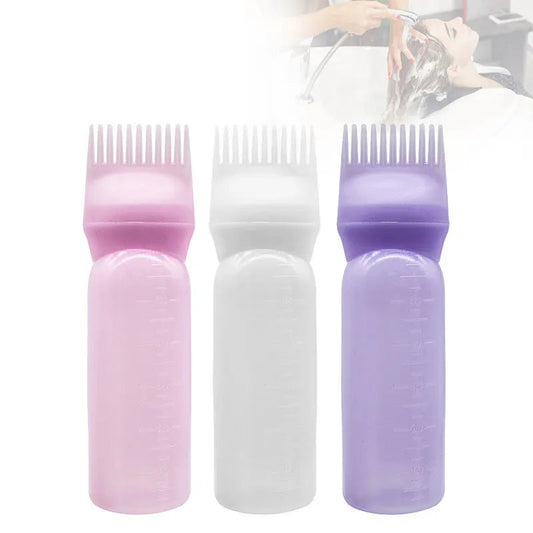 Hair Dye & Oil Applicator Bottle with Comb
