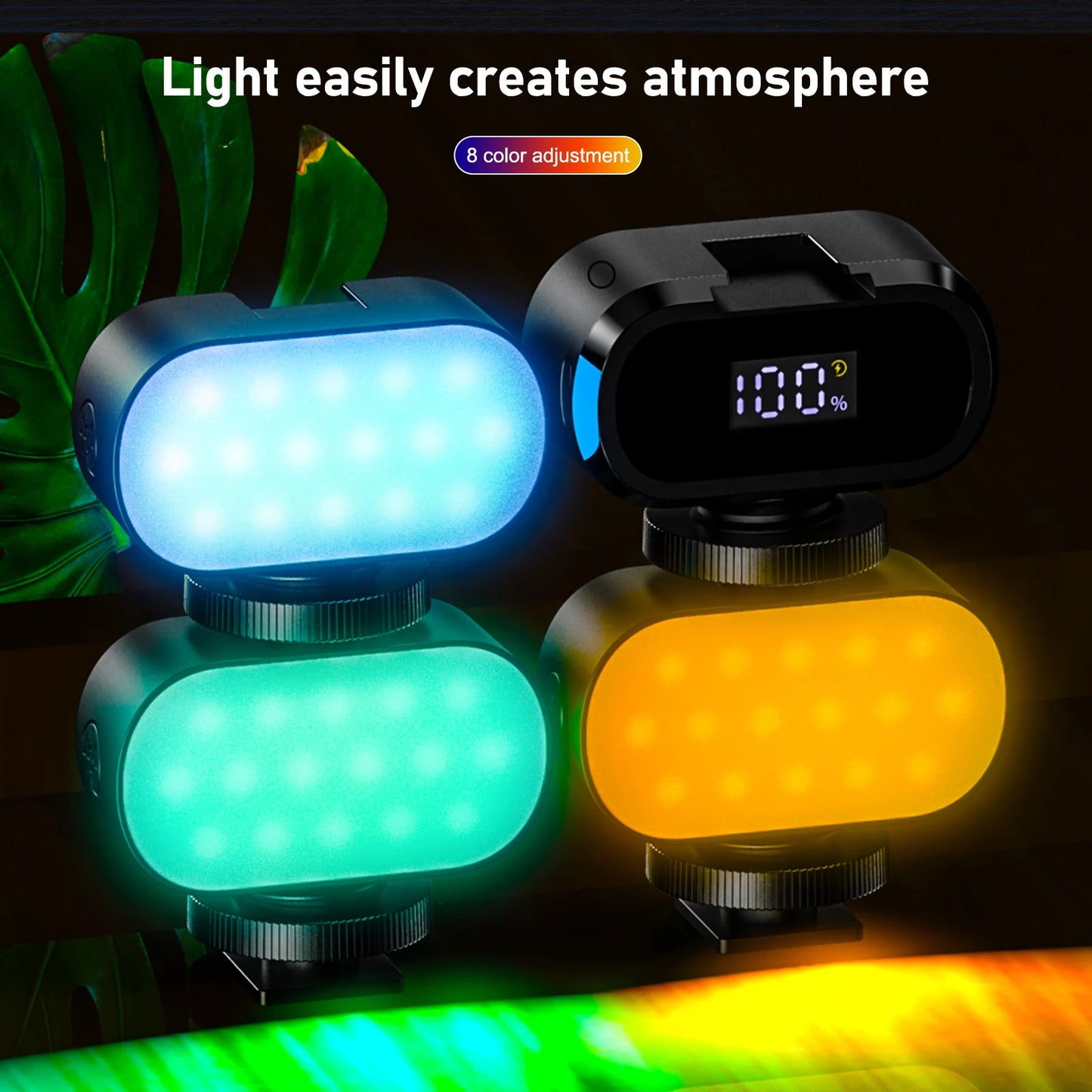 RGB Fill Light for Photography and Outdoor Vlogging