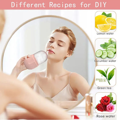 Ice Face Roller & Gua Sha Skincare Set
