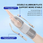 Breathable Wrist Support with Dual Aluminium Plate Stabilisation
