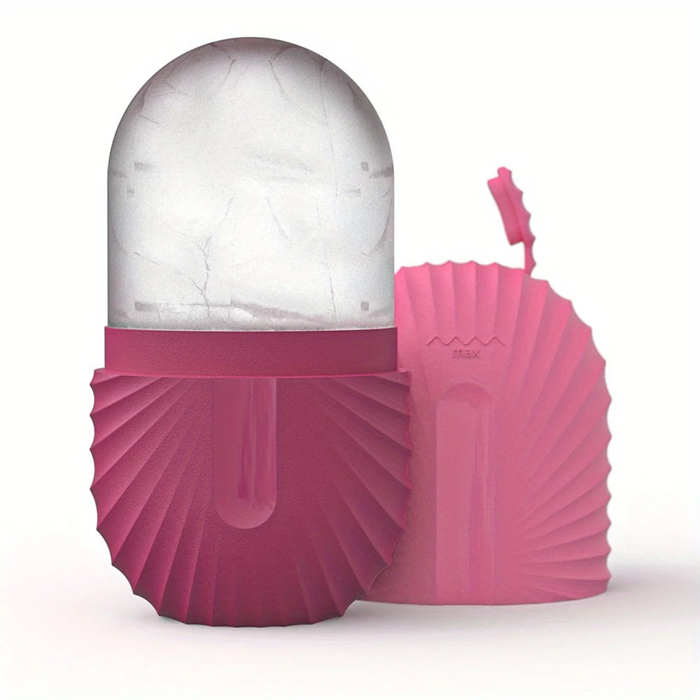 Ice Face Roller & Gua Sha Skincare Set