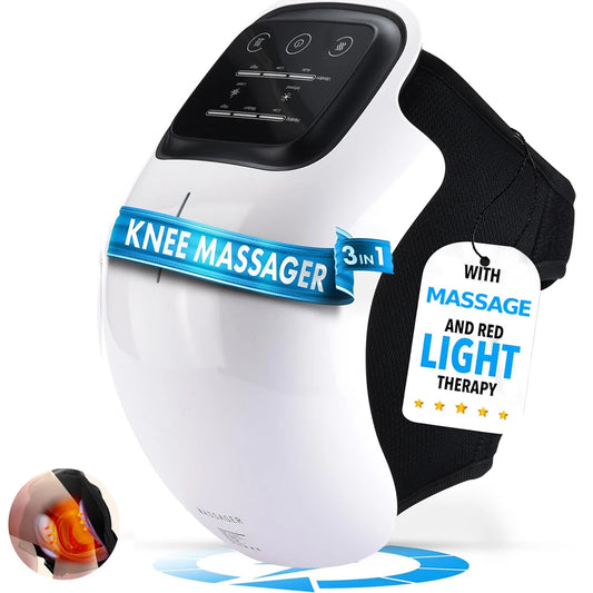 Smart Knee Massager with Red Light Therapy