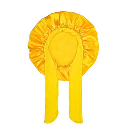 Kids Satin Bonnet With Ribbon by SATA Beauty