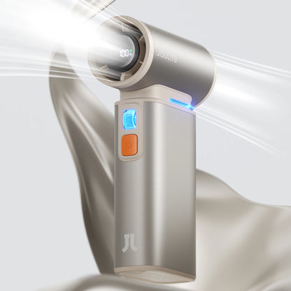 Portable Turbo Handheld Fan With LED Display 100 Speed Settings And 9000 mAh Battery