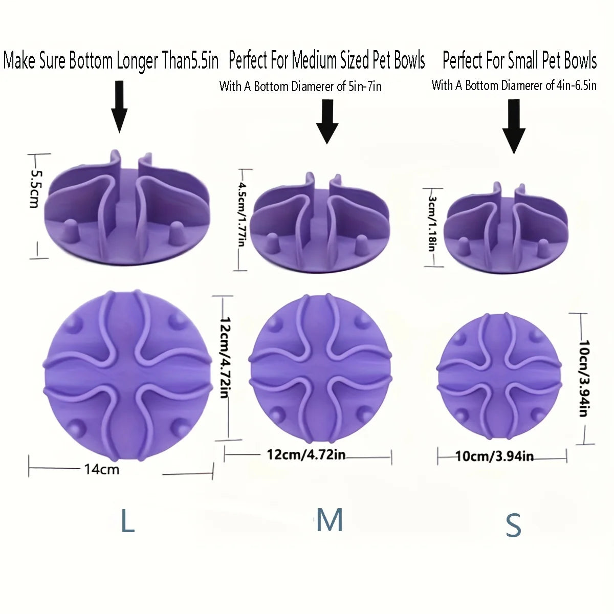 Soft Silicone Slow Feeder Dog Bowl Insert – Puzzle Feeder for Healthy Digestion