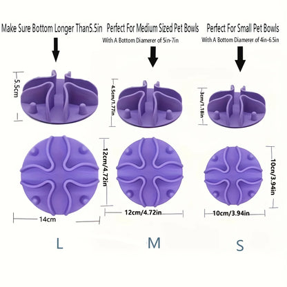 Soft Silicone Slow Feeder Dog Bowl Insert – Puzzle Feeder for Healthy Digestion