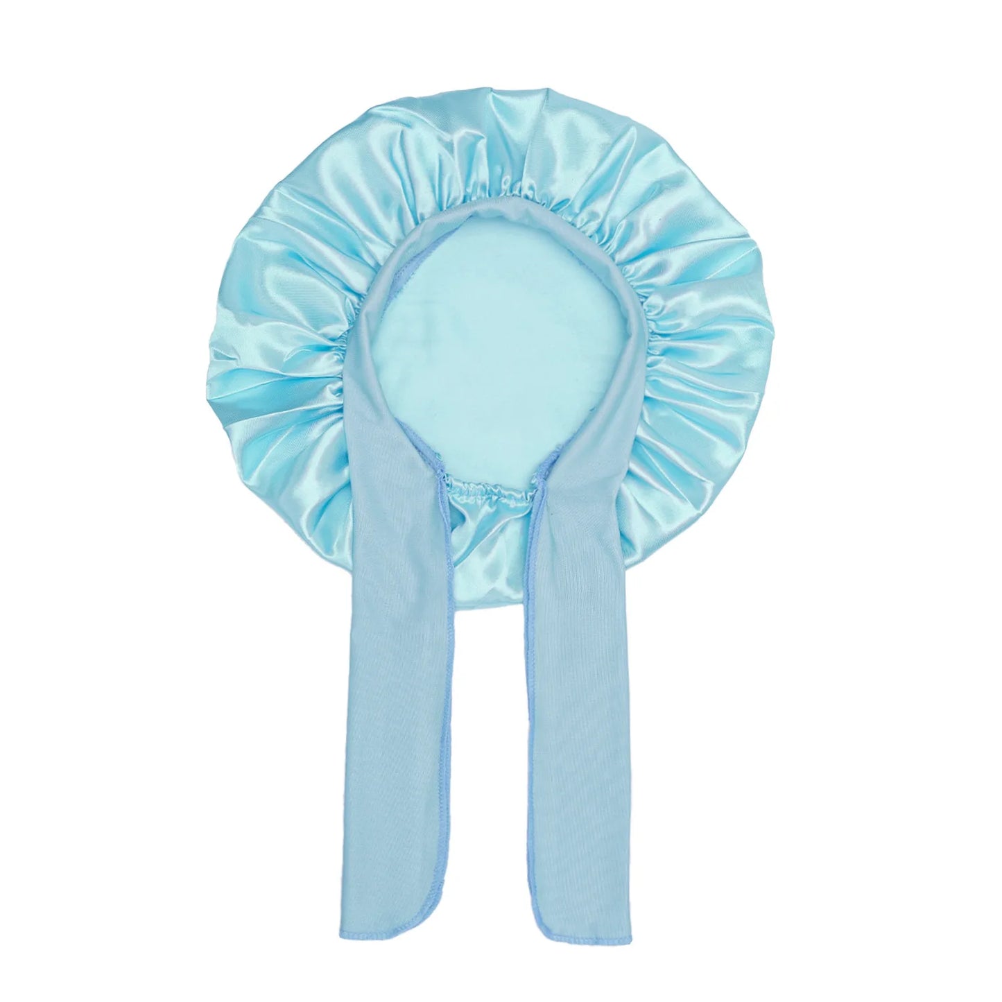 Kids Satin Bonnet With Ribbon