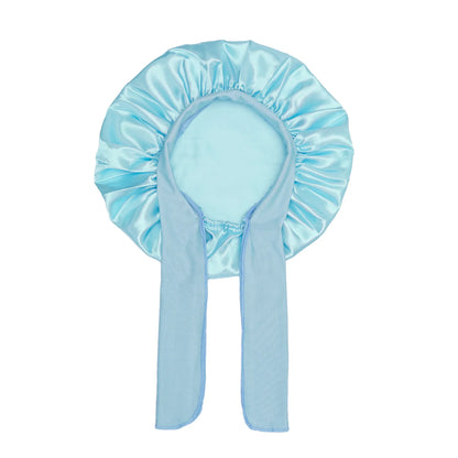 Kids Satin Bonnet With Ribbon by SATA Beauty