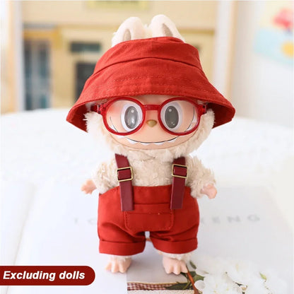 Mini Doll Clothes & Accessories Set – For 17cm Labubu Idol Dolls