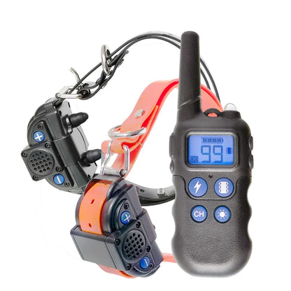 Professional Dog Training Collar with Walkie-Talkie Functionality