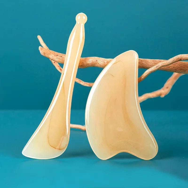 Velvet Glow Gua Sha Facial Massage Board by Haraps.com